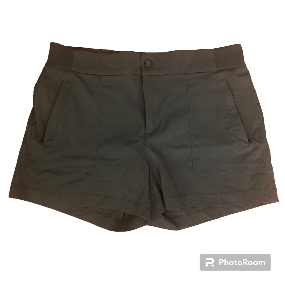 Athleta Olive Green Stretch Utility Shorts
